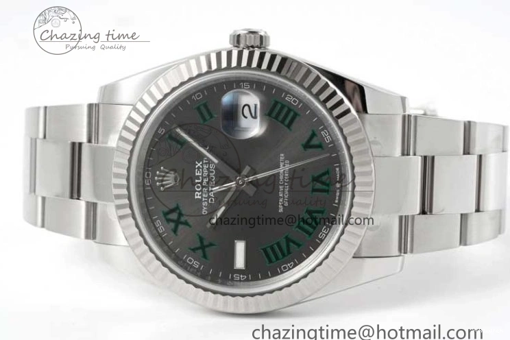 Roman Bracelet Edition Oyster 41 Dial 126334 DateJust Steel Gray Clean on 1:1 VR3235 904L Best 0506